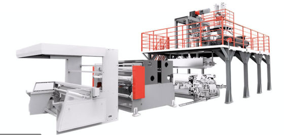خط إنتاج Meltblown 2400mm ، آلة إنتاج PP Melt Blown
