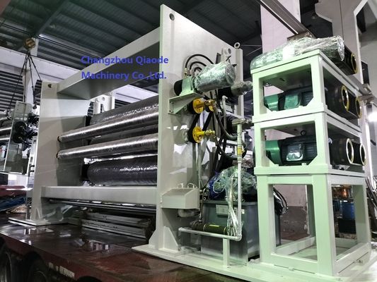 450 × 2920 آلة تقويم ثلاث أسطوانات سرعة 150 م / دقيقة